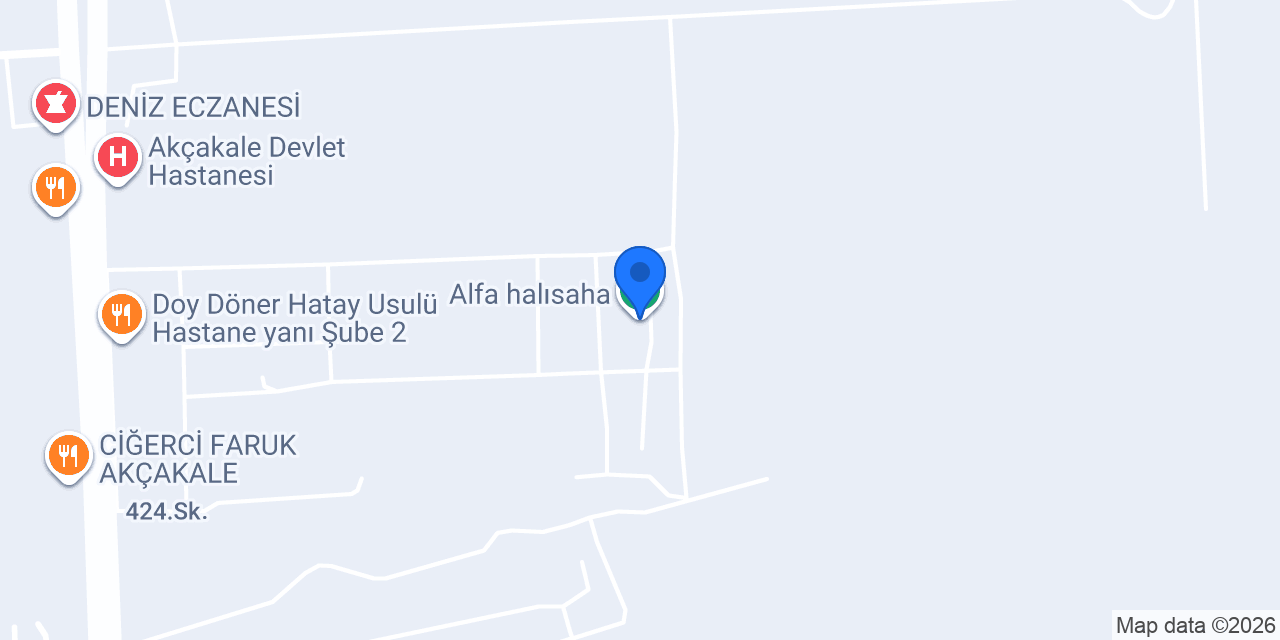 Alfa halısaha konumu