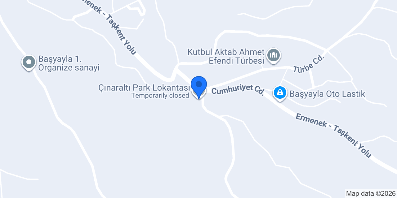 Çınaraltı Park Lokantası konumu