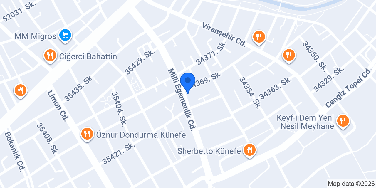 Bir Tantuni Döner konumu