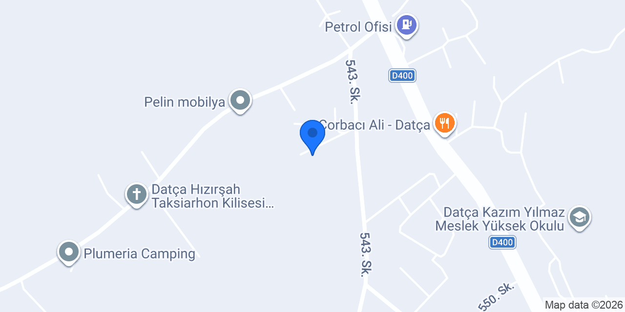 Datça Villa Mercan Butik Otel konumu