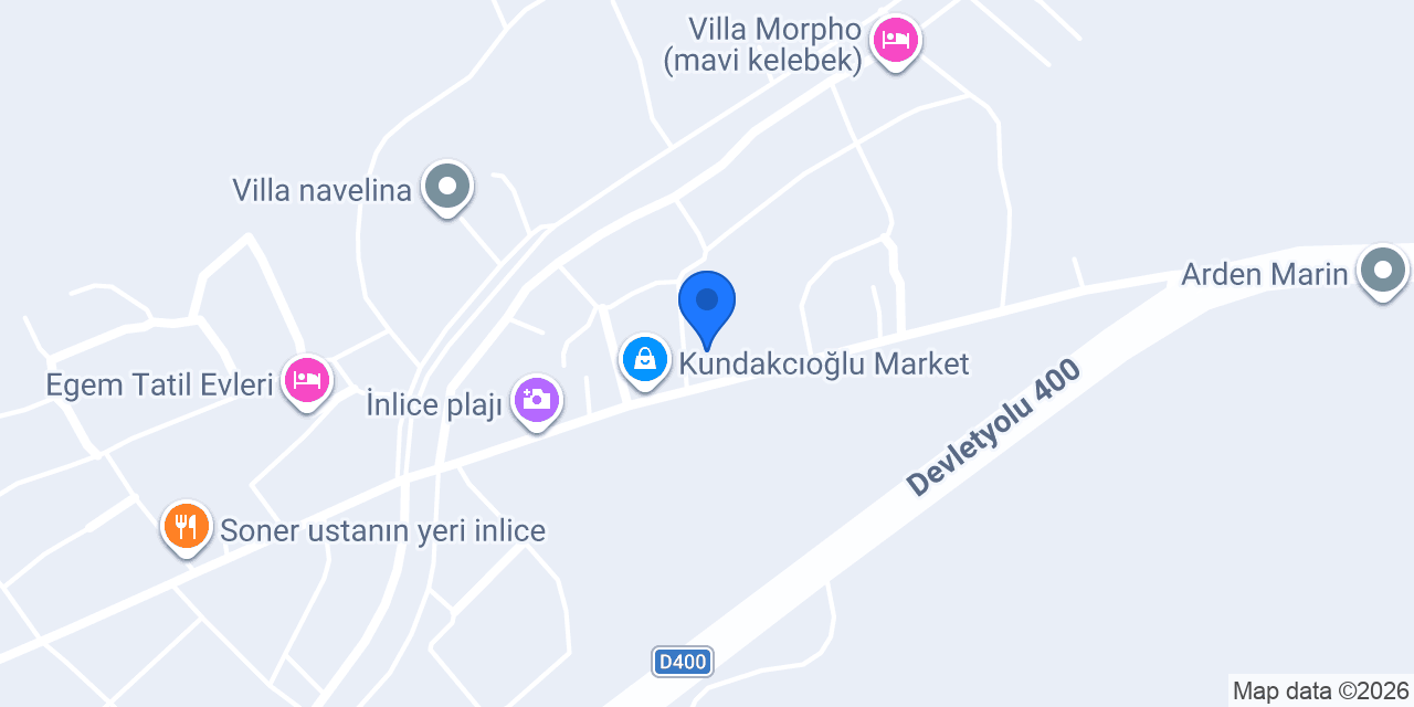 İNLİCE APART PANSİYON konumu
