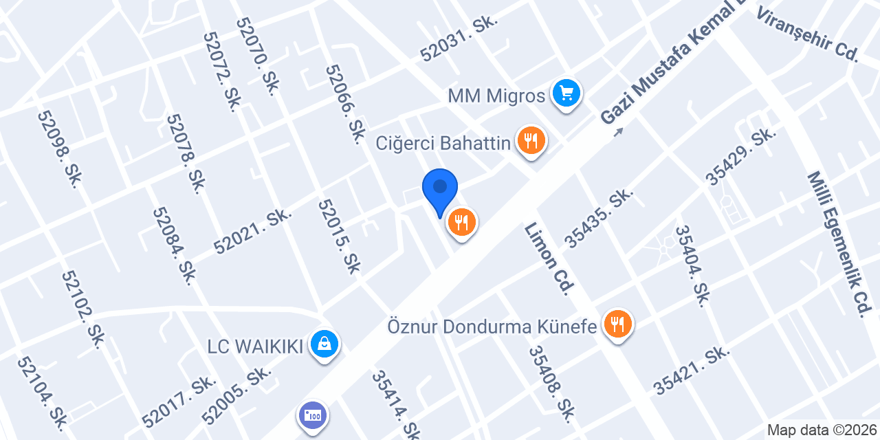 Közde Tavuk Lezzeti konumu