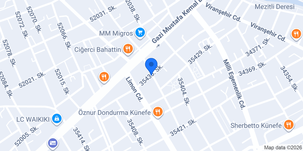AKTİF RENT A CAR konumu