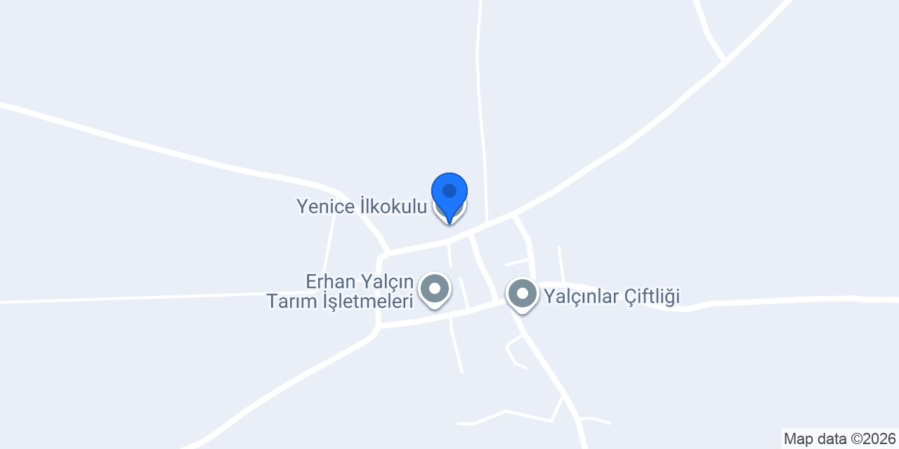 Yenice İlkokulu konumu