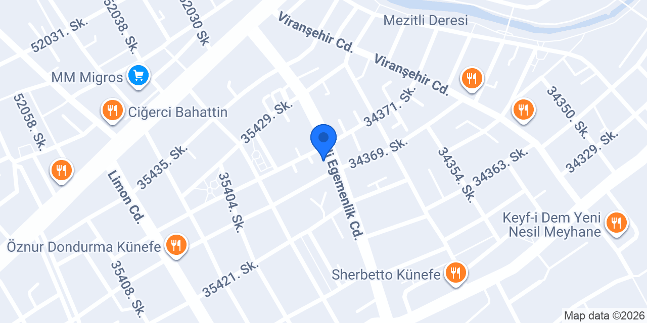 Neteks Halı, Çeyiz ve Overlok konumu