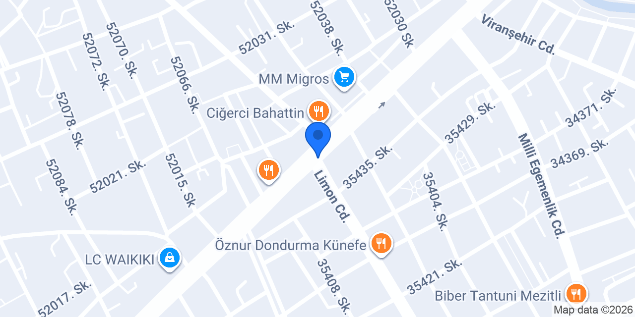 Mezitli Merkez Taksi konumu