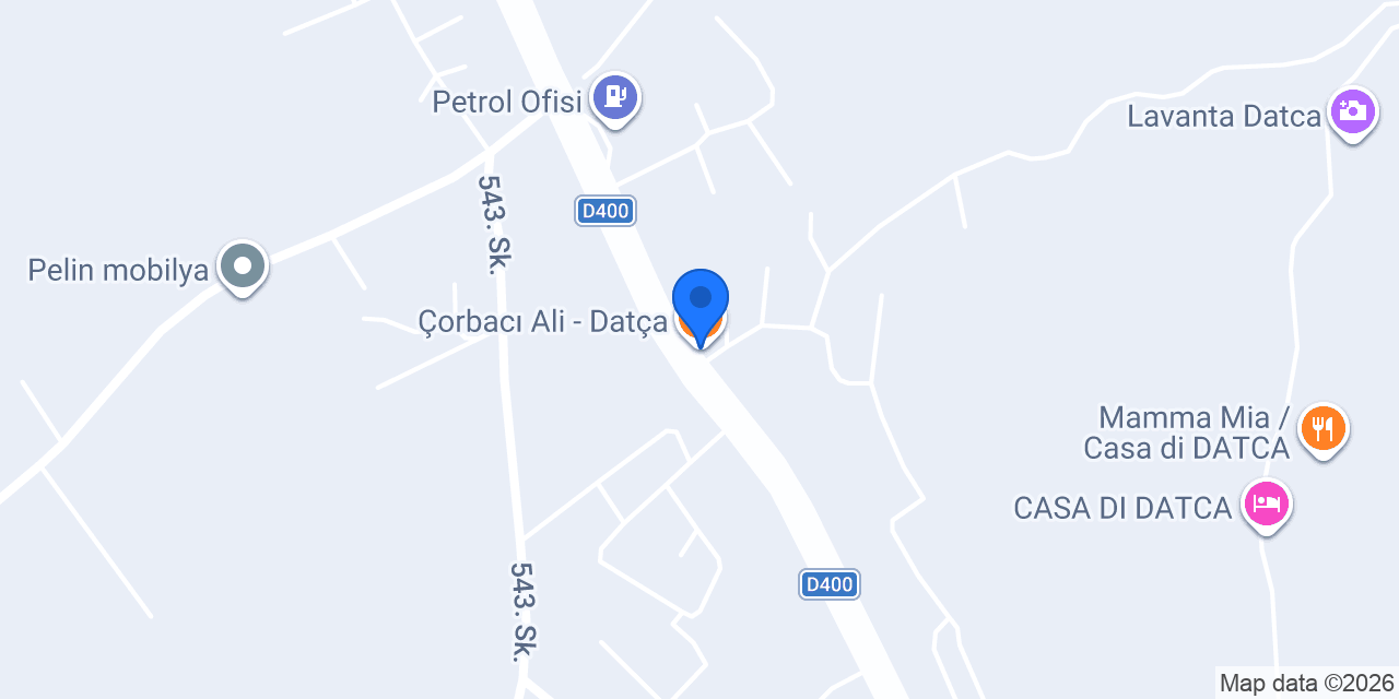 Çorbacı Ali - Datça konumu