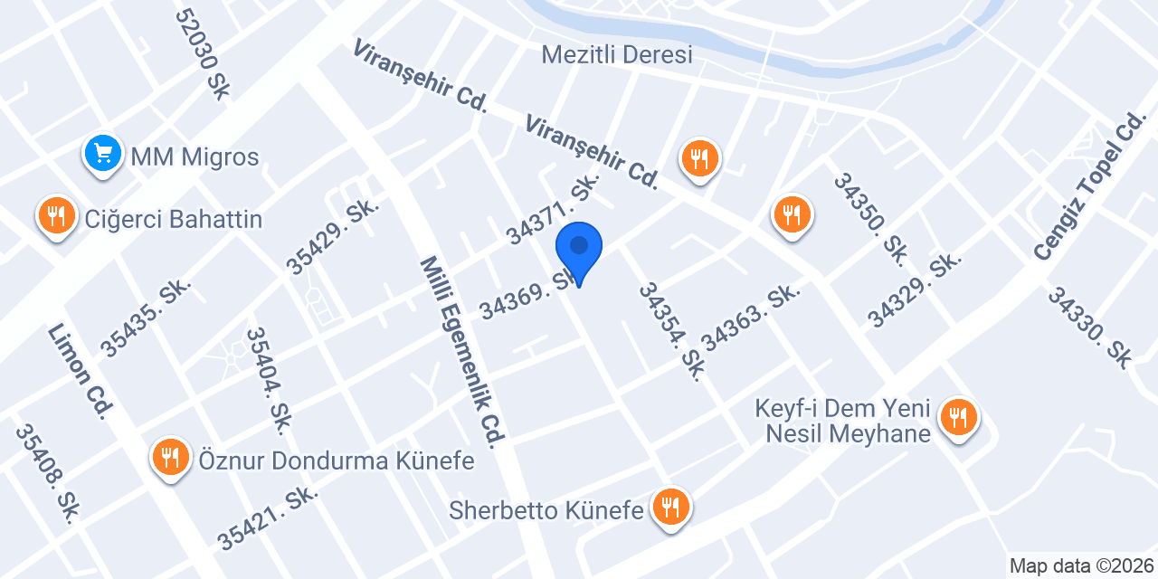 Muhittin Develi İlkokulu. konumu