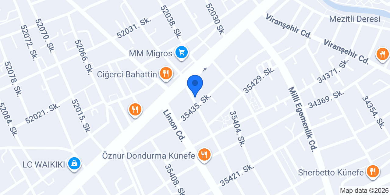 Mezitli Mangal konumu