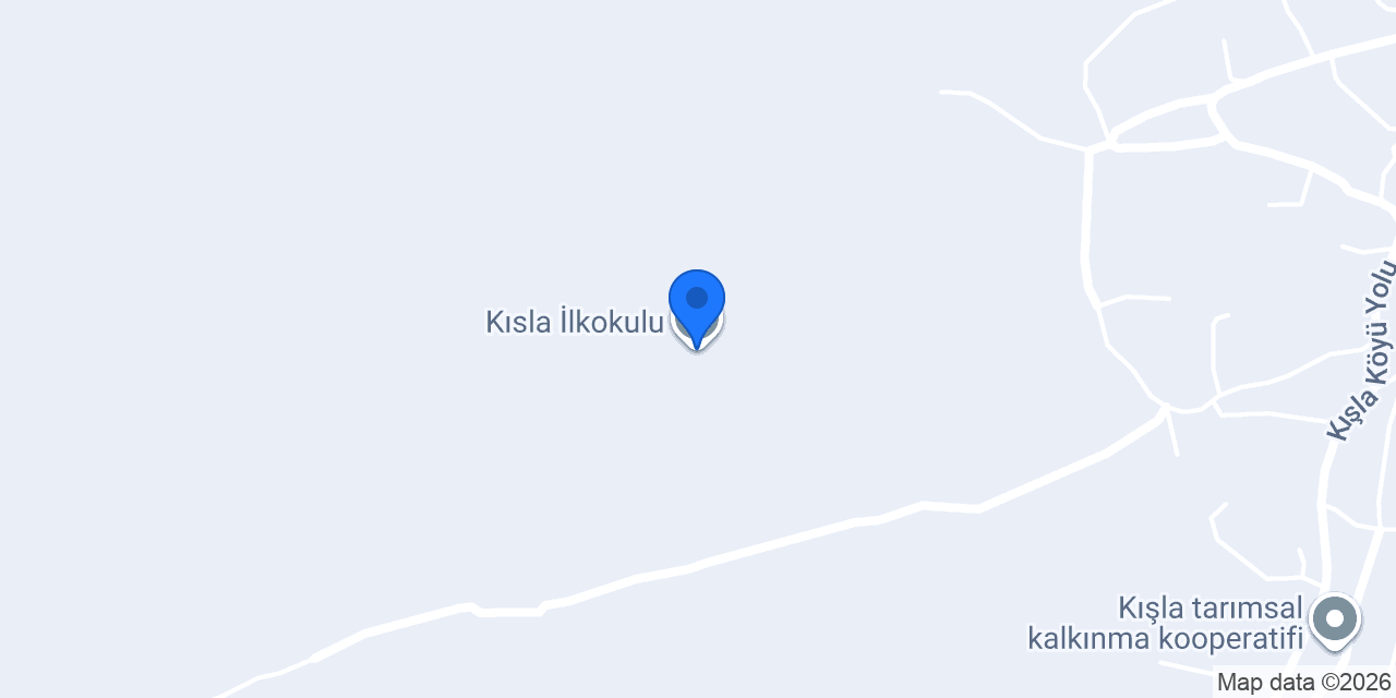 Kısla İlkokulu konumu