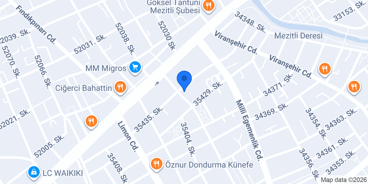 Civan PVC & Cam Balkon Sistemleri konumu