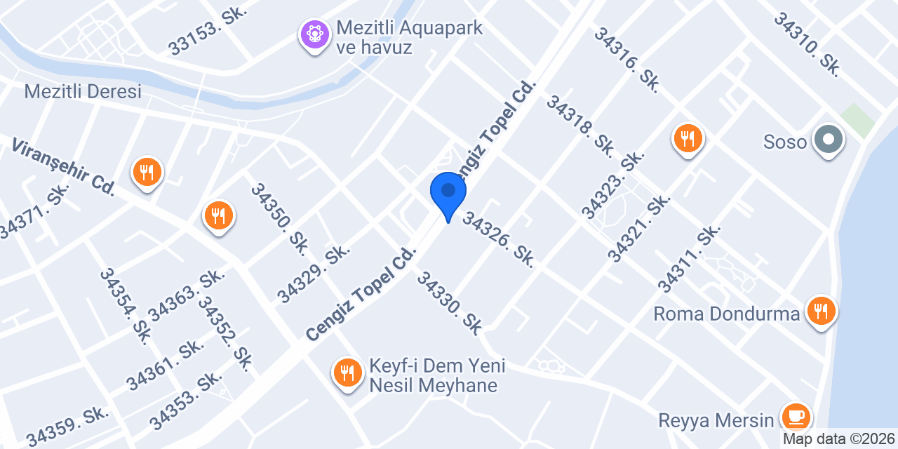 Gülmira Çiçekçilik konumu