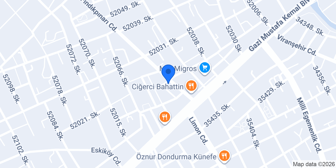 Çakır Elektronik konumu