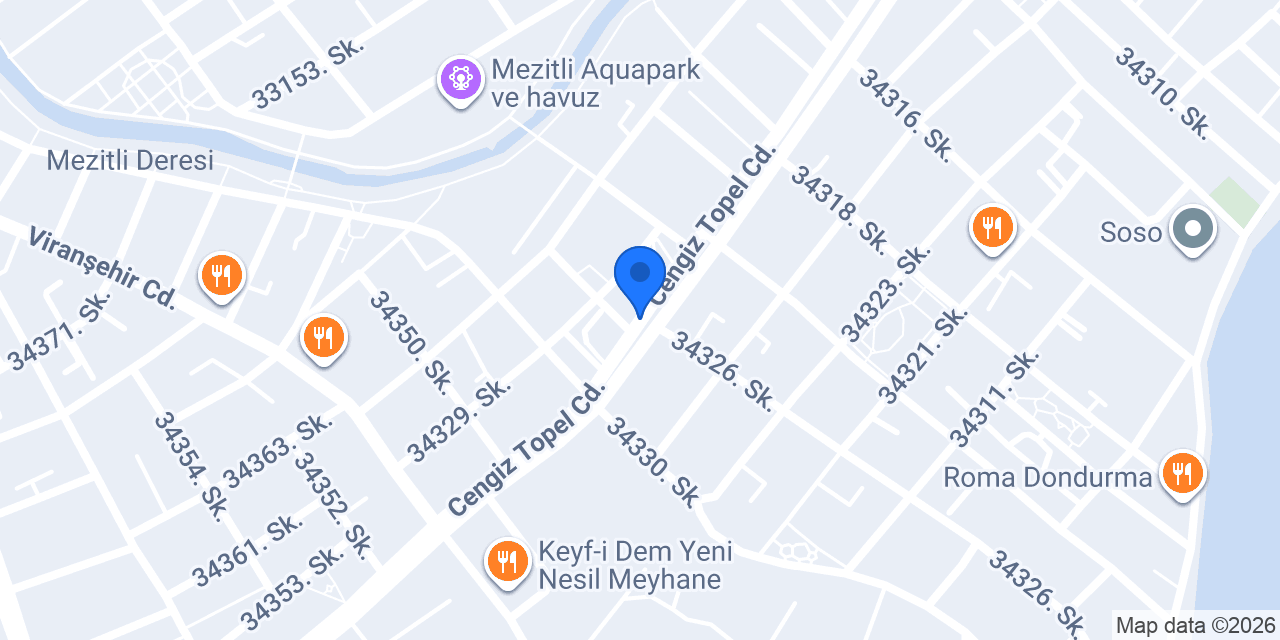 mezitlide çiçekçi konumu