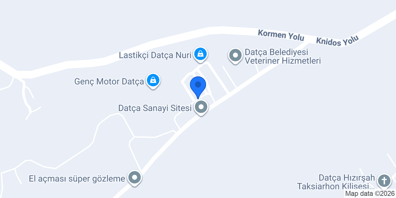 Datça knidos mermerci ve pergoleci konumu