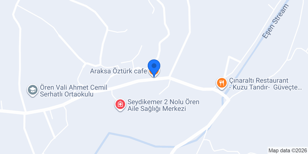Araksa Öztürk cafe konumu