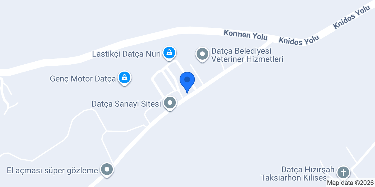 Datça MAG AME Koordinasyon Merkezi konumu