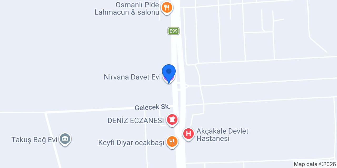 Nirvana Davet Evi konumu