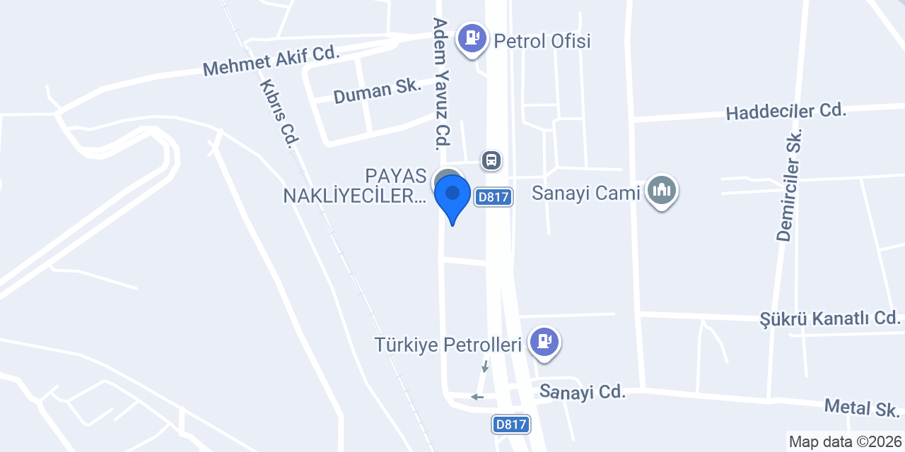 BURAK TİCARET PAYAS (BURAK OTO AKSESUAR) konumu