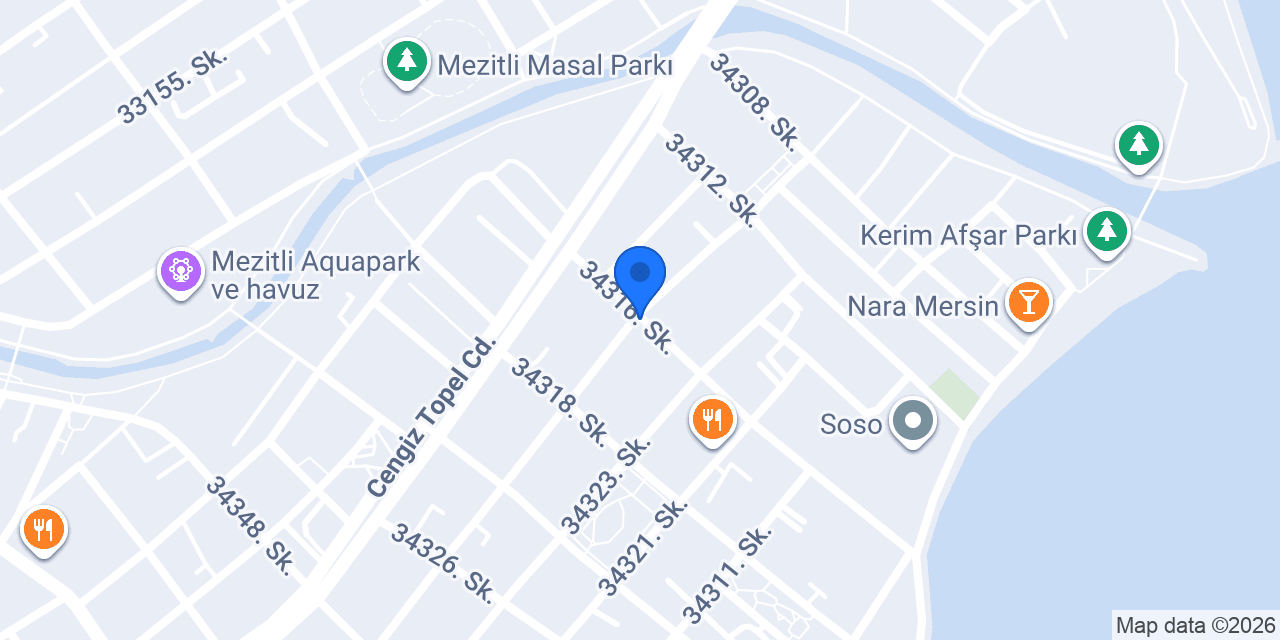 Mersin Vip Transfer & Şoförlü Araç Kiralama konumu