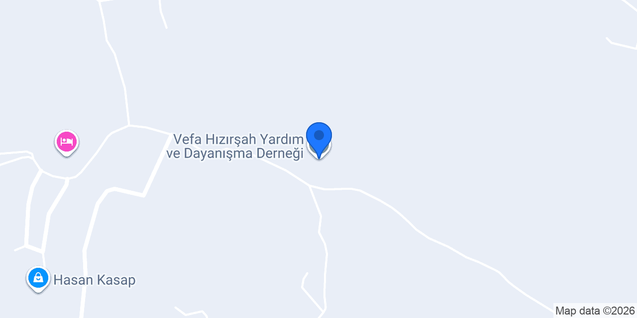 Vefa Hızırşah Yardım ve Dayanışma Derneği konumu