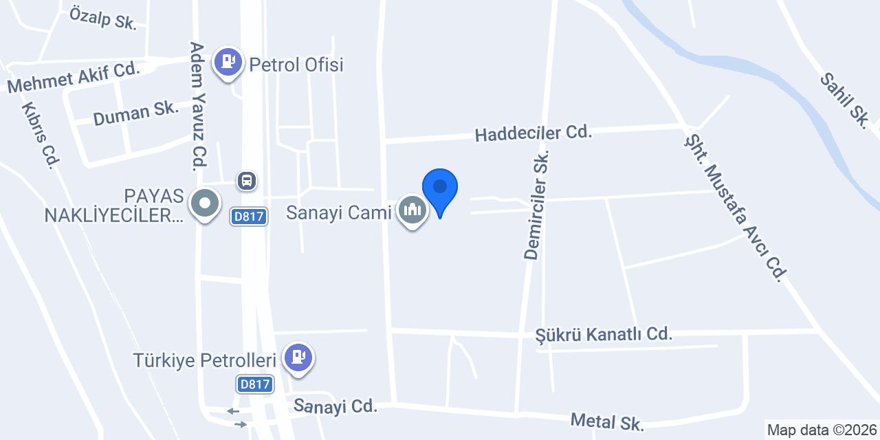 Kılıçlar Hurdacılık San. ve Tic. A.Ş. konumu