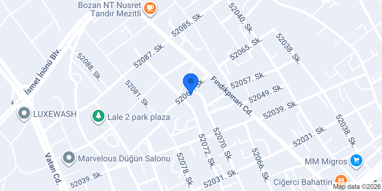 Ali Usta Marangozhane konumu