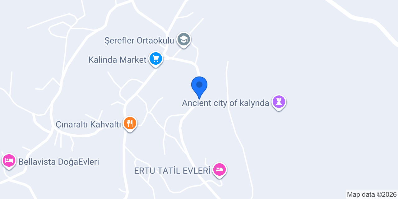 DALAMAN VİLLA KALYNDA konumu