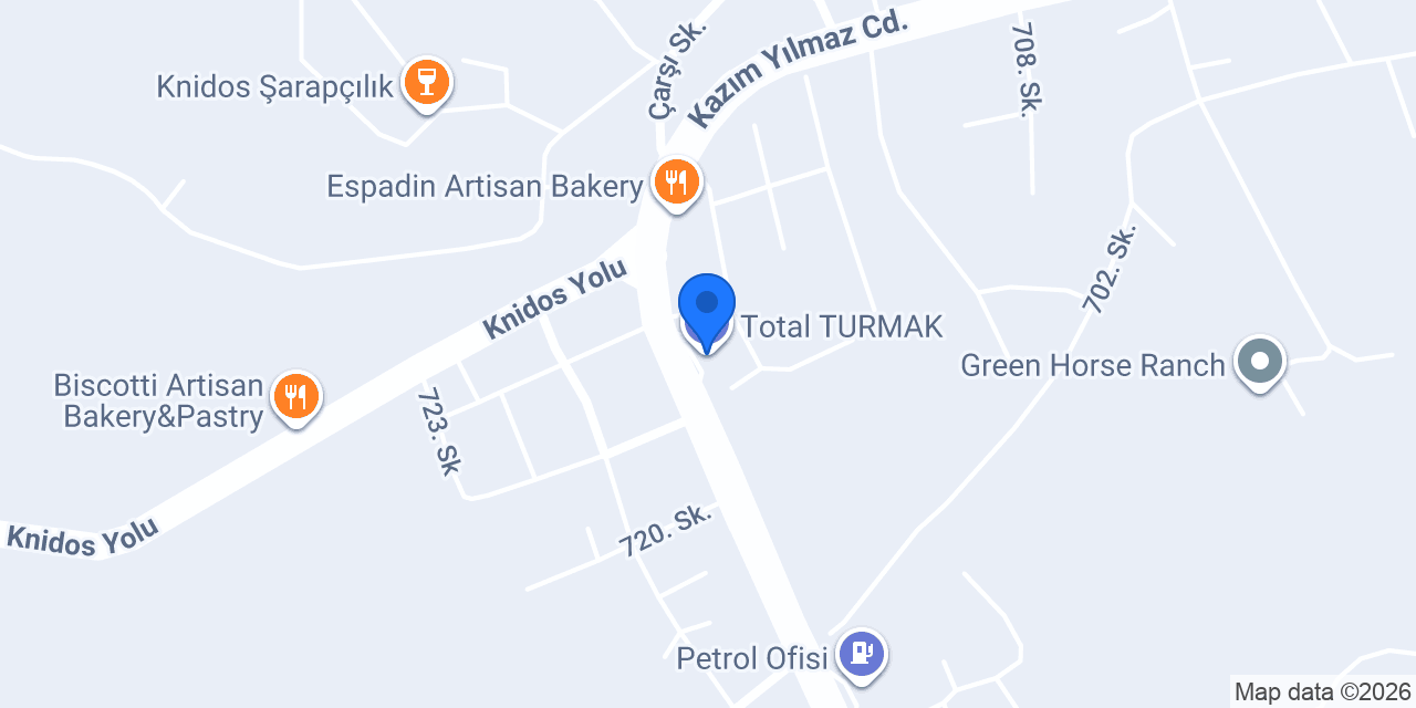 Total TURMAK konumu