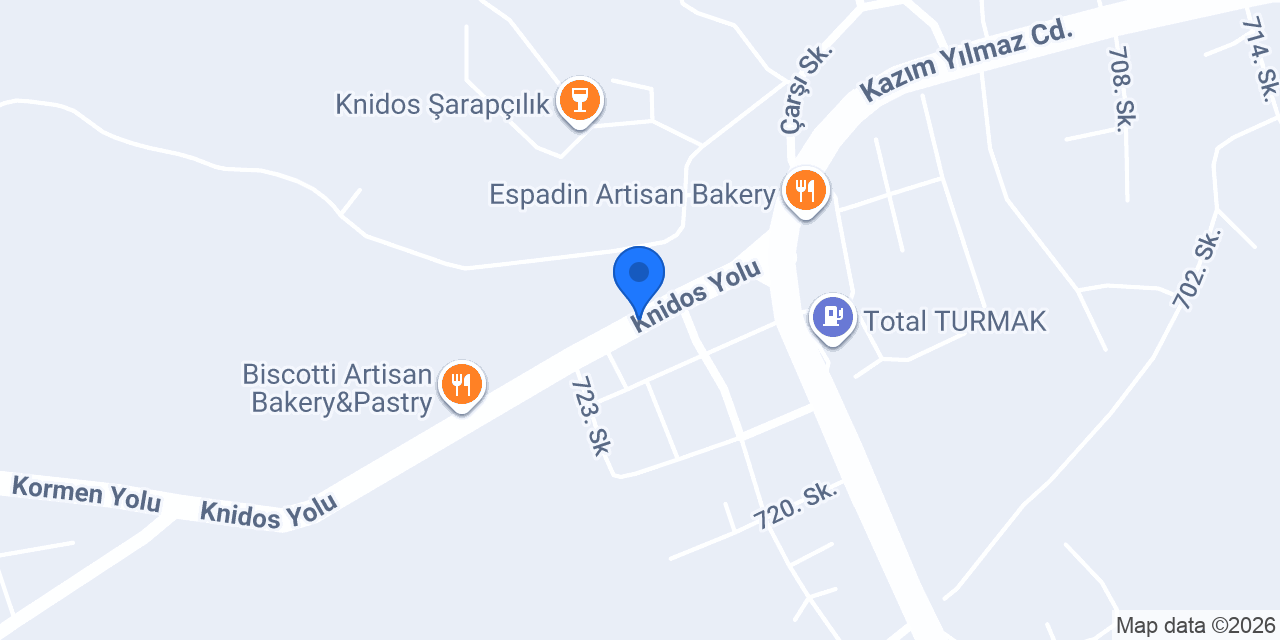 Abooov Kebap Datça konumu