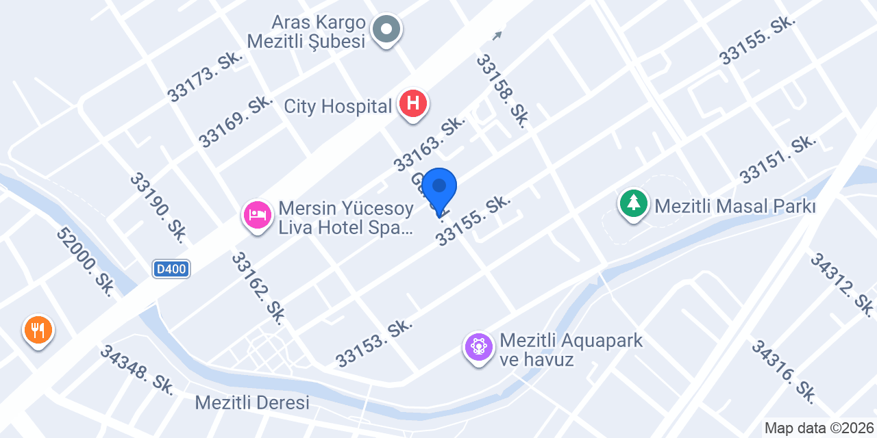 Mezitli yağmur taksi konumu