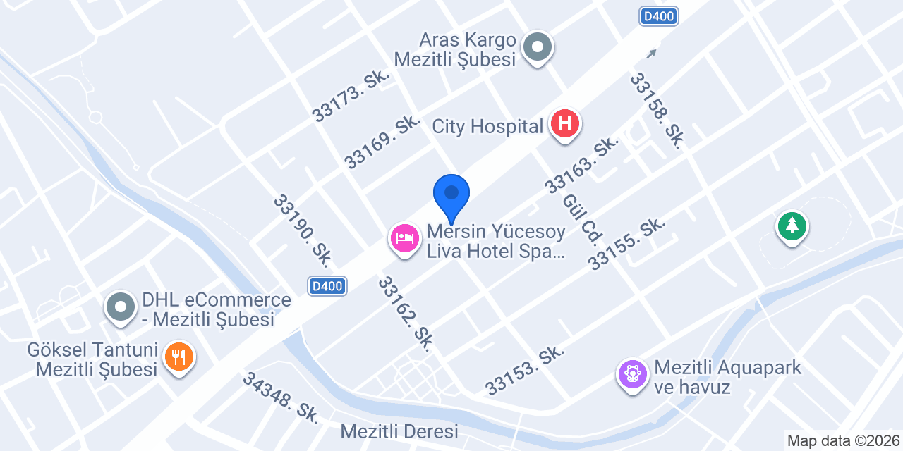Palmiye Yeni Mahalle Şubesi konumu