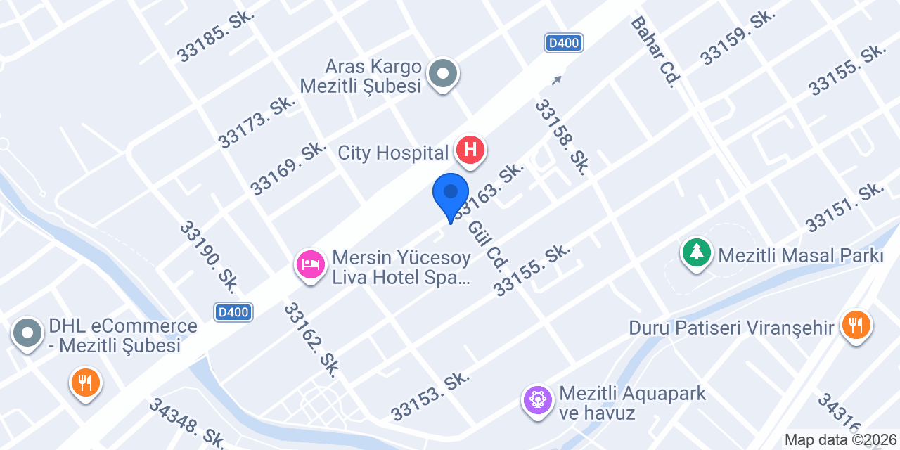 Mezitli Park Medikal konumu