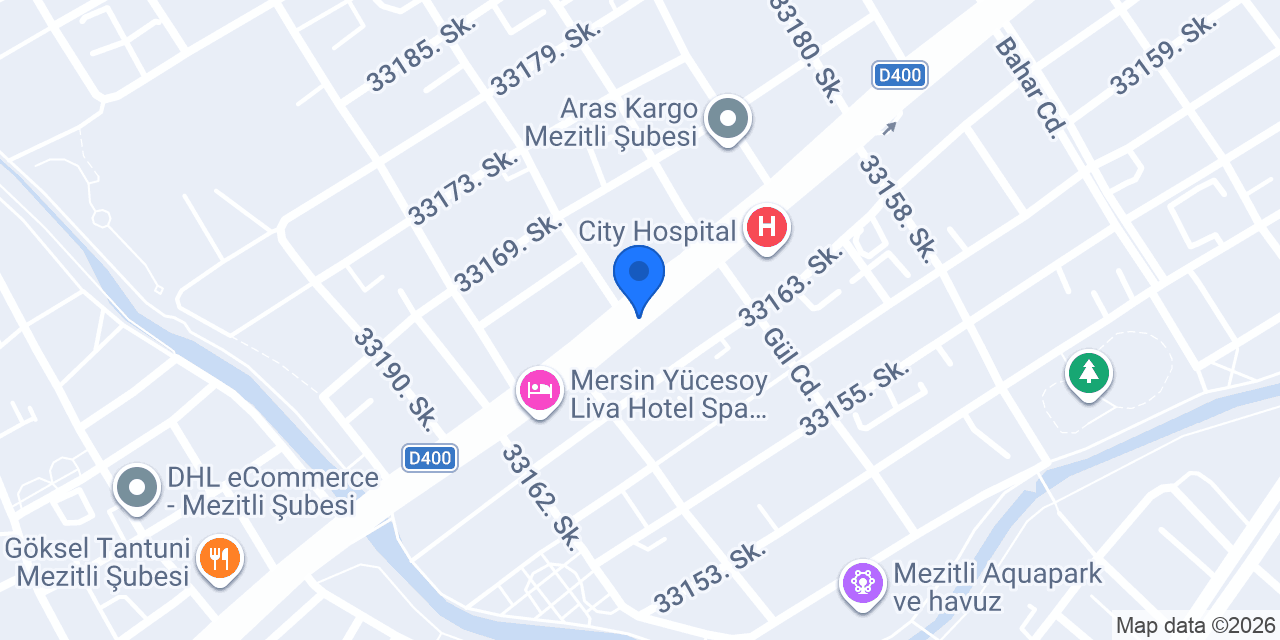 Silifke Devlet Hastanesi konumu