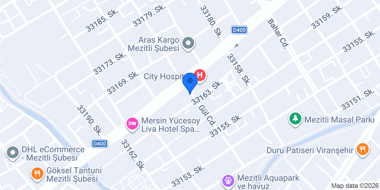 Mersin Karabacak Sıhhi Tesisat konumu
