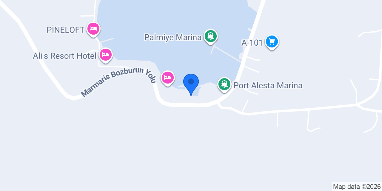 Marmaris Orhaniye Berkay Marin konumu