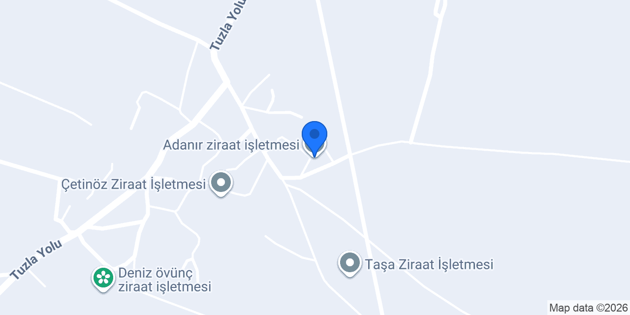 Adanır ziraat işletmesi konumu
