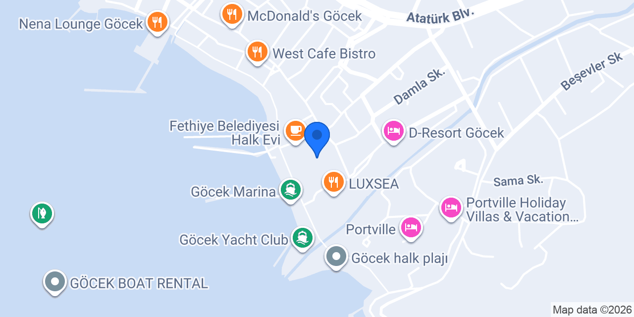 Etçi Baba Steakhouse/Butcher Göcek konumu