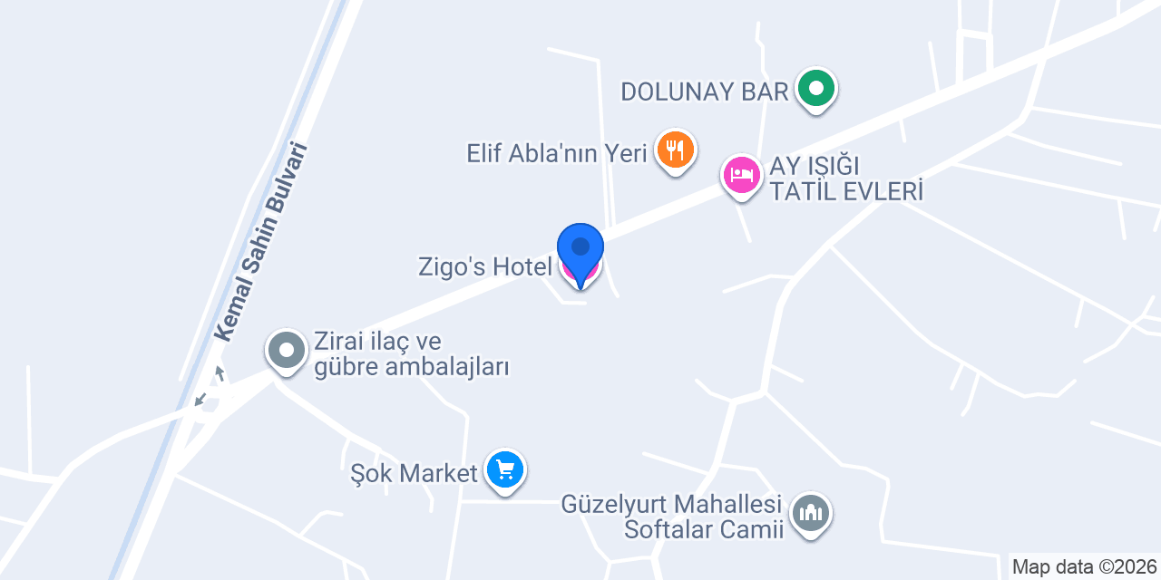 Zigo's Hotel konumu