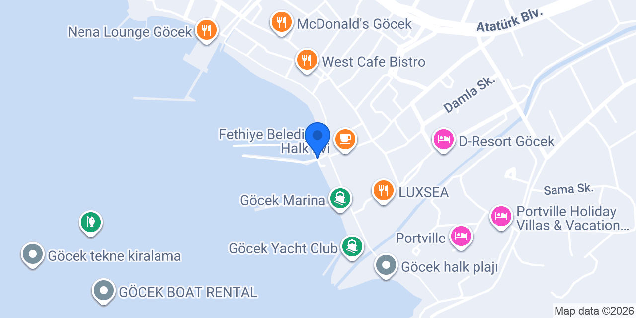 Tarsu Yacht Hotel konumu