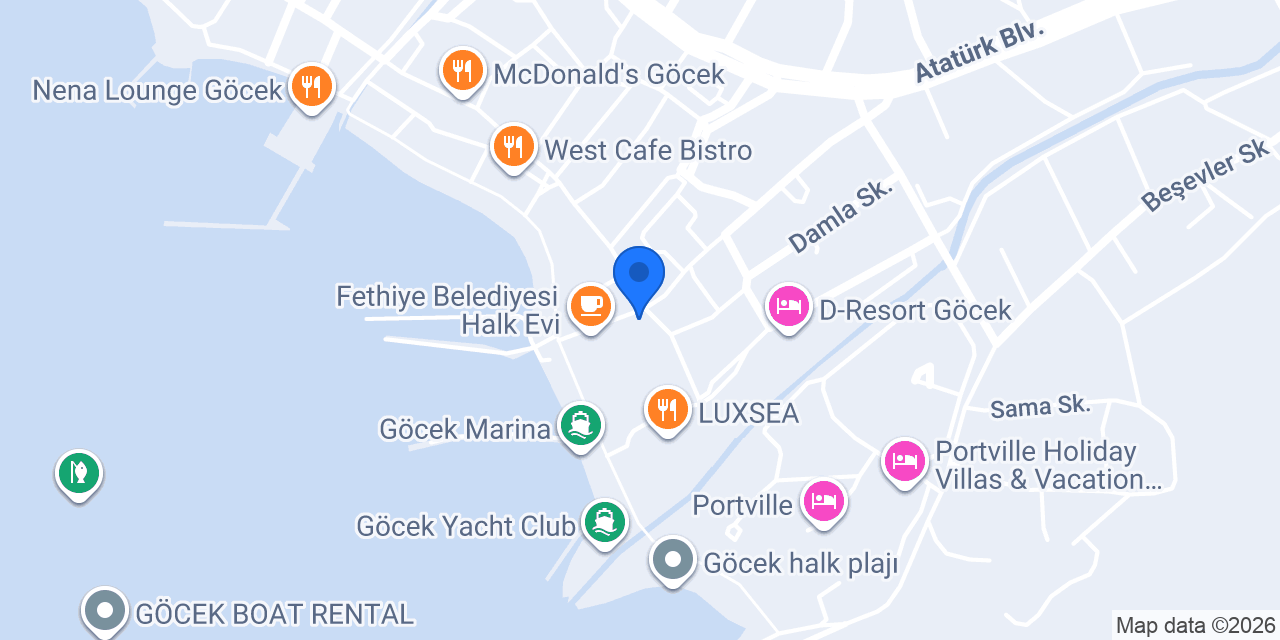 Göcek Taksi koop konumu