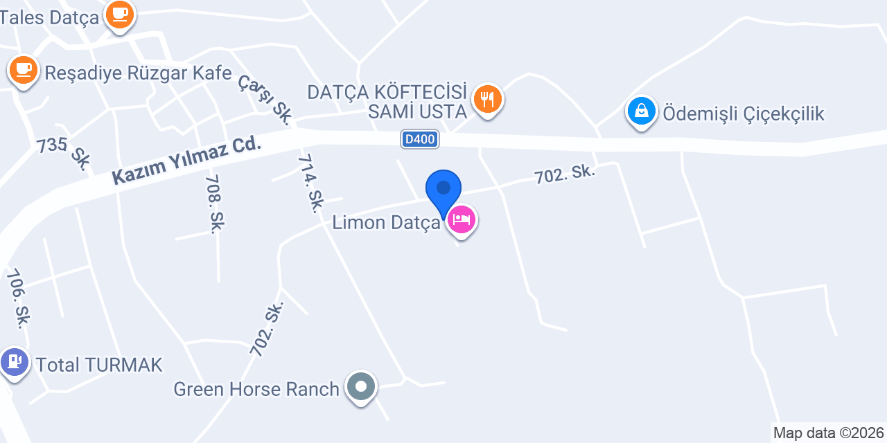 Limon Datça konumu
