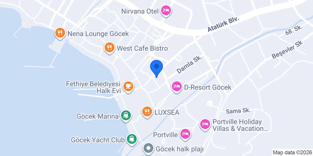 Ahali Göcek konumu