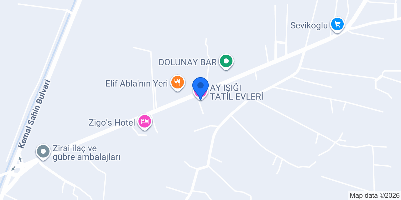 AY IŞIĞI TATİL EVLERİ konumu