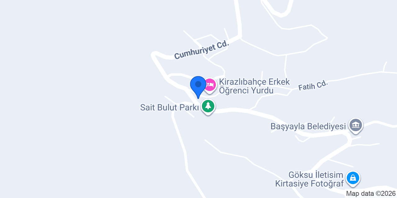Başköy Mahallesi Muhtarlığı konumu