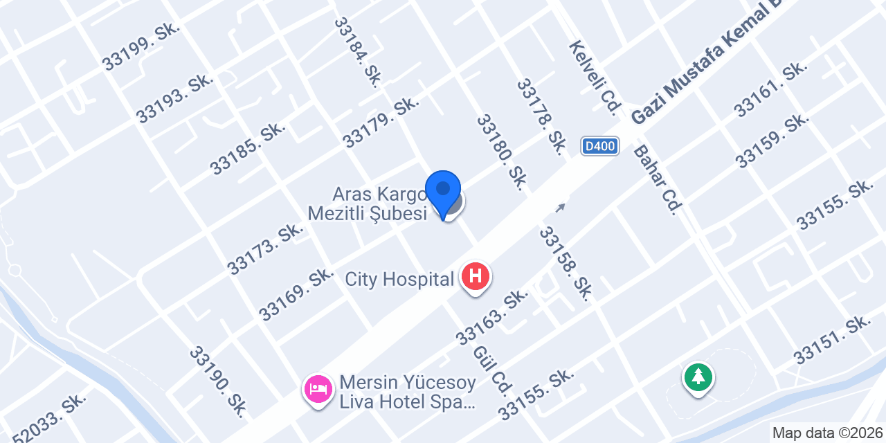 MERSİN İSTİNYE EV OTEL konumu