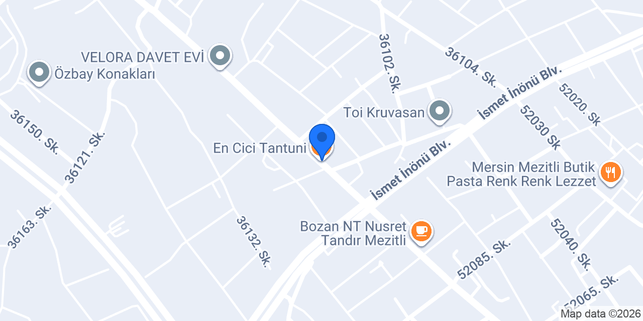 En Cici Tantuni konumu