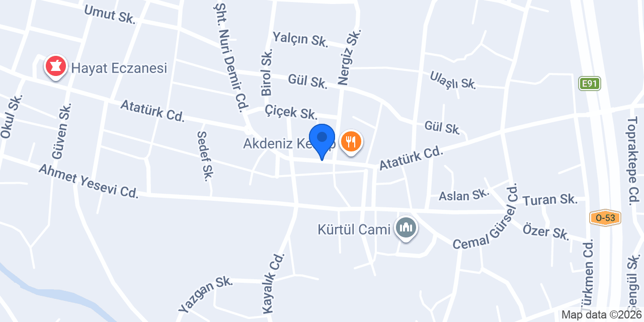 Akdeniz Elektrik Elektronik konumu