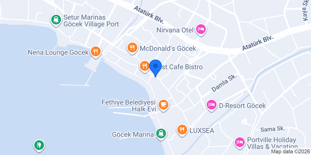 Caffè Nero konumu