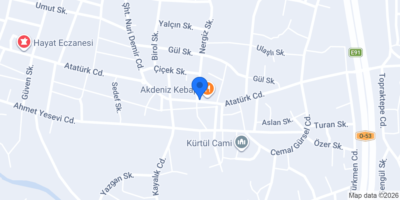 Suna Fırını konumu